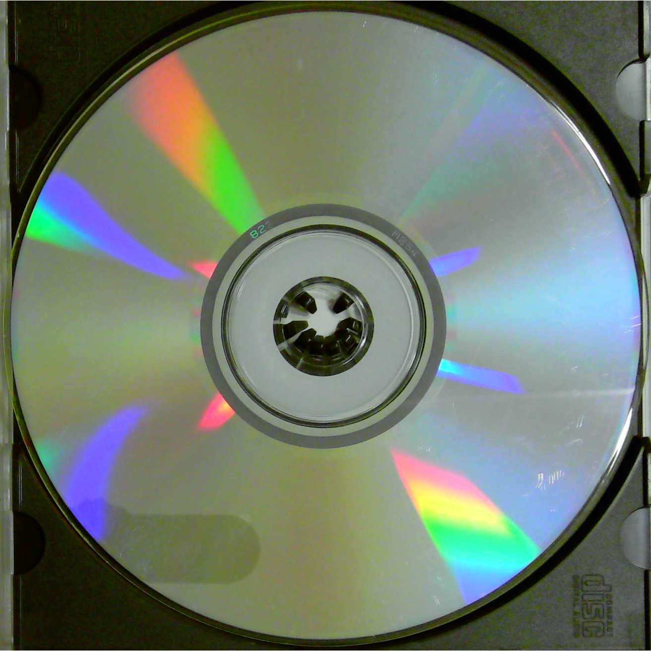 Underside Picture of CD - Genesis - We Can't Dance